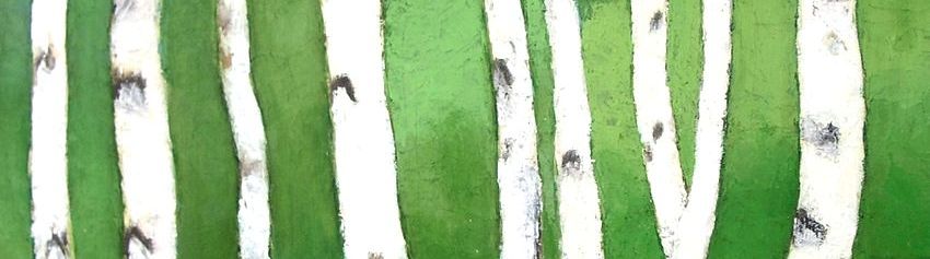 Björkar - 40 x 50 cm - oil on canvas - 2005